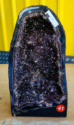 STUNNING Amethyst Geode Cave Cathedral Church 8KG IMPORTED BRAZIL 32X18X15cm