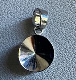 Rivoli Crystal Pendant Setting 10.5mm Stainless Steel Bail Jewellery findings