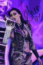 Rhea Ripley Signed Autograph 6X4 PHOTO Signature Gift Pre Print WWE WRESTLING