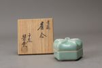 Japanese Tea Ceremony Celadon Kogo Tezuka Keiun-KG395
