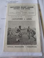 1962-63 Castleford v Leeds Rugby League Division 1 18.5.1963
