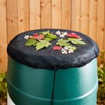 Rain Barrel Protection Net Cover Mesh Guard Leaf Debris Insect Proof 95cm Fit