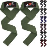 AQF Weight Lifting Straps Anti-Slip Gym Wrist Support Bar Grip for Powerlifting