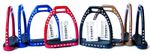 ALUMINUM LIGHT WEIGHT STIRRUPS HORSE RIDING 54 CRYSTALS/DIAMANTE SIZE 4.75"