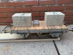 5 INCH Gauge Meccano Railway Flat Wagon wagon 23.5" x 8" x 8.5" see des VWB 