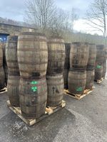8 X Authentic Ex Bourbon Whisky Barrel Solid Oak 40 Gallon 90cm High By 63cm