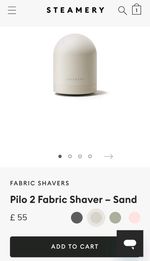 Steamery Pilo 2 Fabric Shaver Lint & Pilling Remover for Clothes & Fabrics