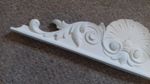 Pair of large traditional french style door / window pediment frame architrave 