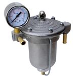 Malpassi Competition Filter King Fuel Pressure Regulator/Filter, 8mm and Gauge