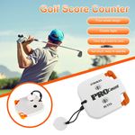 Golf Scorer Shot Count Stroke Putt Score Counter with KeyChain Golf Training Aid