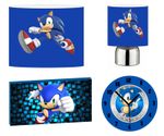 SONIC the HEDGEHOG - 12" Lightshade, Touch Lamp, Wall Art, Wall Clock or Bundle