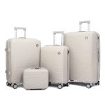 Set of 4 Suitcases 13 inch, 20 inch, 24 inch, 28 inch