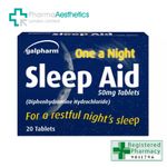 SleepAid One a Night tablets (20) Sleeping tablets MAX 1 PER ORDER.