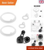 4-Pack Silicone Gasket Replacement for Takeya Actives Bottles - Leak-Proof