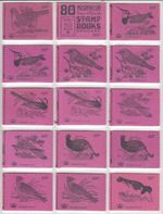 G. B 1971-74 30p British Birds  Booklets  plus 80 years of Stamp Booklets