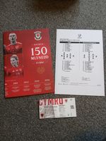 WALES BOSNIA & HERZEGOVINA USED TICKET TEAMSHEET 2026 WORLD CUP PLAY OFF semi