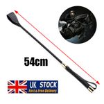 54cm PU Leather Riding Crop Horse Whip Flogger Spanking BLACK EQUESTRIAN STICK