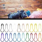 50 x Calabash Metal Stitch Marker Pins Anti Snag Tangle Hijab Scarf Asst Colours