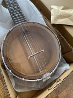 Tanglewood 4 String Banjolele,Nylon strung Ukelele 25ins closed back,clear front