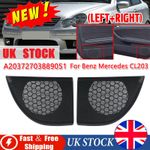 1Pair For Mercedes-Benz CL203 C Class Coupe Left + Right Hand Door Speaker Cover