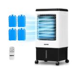 GEEPAS 20L Portable Air Cooler Fan Humidifier Conditioner Remote Timer Home 80W