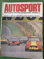 Autosport 15 November 1968 Hulme McLaren Las Vegas CanAm test Corvette Stingray 