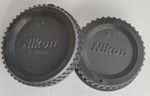 NIKON F Mount Front Body Rear Lens Caps