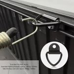 4PCS Truck Bed Tie Down Anchors Heavy Duty 3000lbs Breaking Strength Steel E DTS