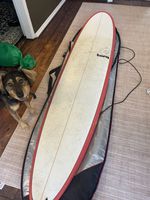 Torq Surfboard 8 ‘6 Excellent Condition With Strap , Bag And Fins