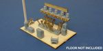 OO gauge -  signal box interior kit