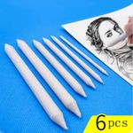6pcs Paper Tortillon Stump Sketch Art Drawing Blending Smudge Tool Pencil Pastel