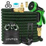 25/50/75/100/150ft Expandable Flexible Garden Water Hose + 10 Function Sprayer