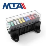 Fuse Box 16 Way for Standard Blade Fuses ATO Holder / Block 12v / 24v MTA Italy