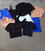 Women's Clothing Job Lot Bundle 10 Pieces Assorted Tops & Bottoms