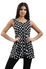 Ladies VEST Cami Vest Front Rouched Sleeveless 2026 Prints  Plus Sizes  12-26
