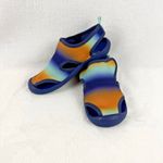 OshKosh B'gosh Toddler Water Shoes Boys Size 11 Navy Orange Hook & Loop