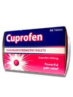 Cuprofen Maximum Strength 400mg Tablets 96 - (MAX 1 PER ORDER) Pain relief.