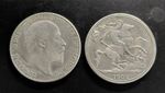 1902 EdwardV11 Crown St George and Dragon restrike cupronickel coin