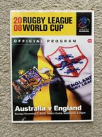 2008 Rugby League World Cup Programme Australia v England