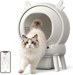 Self Cleaning Cat Litter Tray 65L Automatic Sensors App Control Smart Cat Toilet