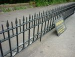 5FT X 2FT MALMESBURY WROUGHT IRON METAL RAILING PANELS MADE TO ORDER HEAVY