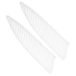 2Pcs PP Kitchen Knife Sheath Cover Sleeves for 8" Chef Knife, White