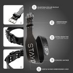 Leather 4" Weight Lifting Belt Gym Back Support Bodybuilding Deadlift Fitness