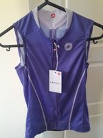 Castelli Womens Anima Flow Sleeveless Road Summer Cycling Jersey Top, Small 