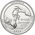 2015 America The Beautiful $ Quarter Dollar Saratoga Ntl Park (NY) D BUNC coin