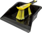 Bulldozer Heavy-Duty Trade Dust Pan & Sweeping Cleaning Brush Set, BDZ8015BY