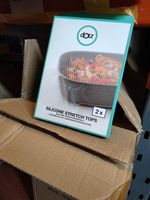 20 x Wholesale Silicone Stretch Tops Lids Reusable Food Bowl Wraps Storage 40x40