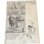 Bayreuth 1963 Theatre Programme Richard Wagner Commemoration German Edition
