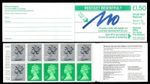 GB 1986 FP3b £1.50p Booklet. No, Hand Writing. Right Selvedge. Clipped Perfs