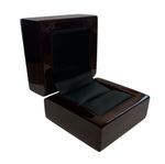 Premium Glossy Roosewood Wooden Ring Box for Diamond Jewellery Storage Box